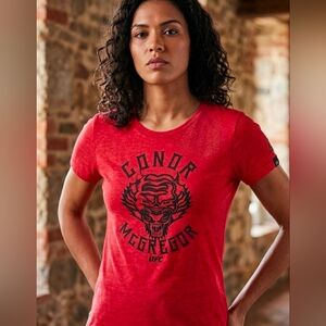 NWT Reebok UFC Conor McGregor Red Tattoo T-Shirt Size XL